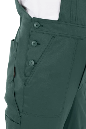 Костюм мужской ТЕХНИК 2 от механических воздействий и ОПЗ (куртка, полукомбинезон), темно-зелёный/черный