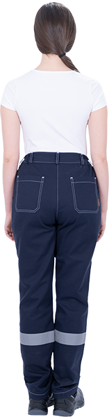 Костюм РАЦИОНАЛИЗАТОР летний, синий-василек, 100% х/б, женский (куртка, брюки) Кос 1710