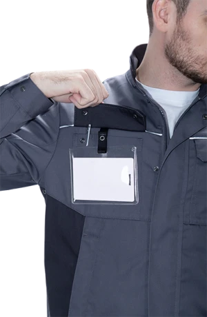 Куртка мужская GT от механических воздействий и ОПЗ, серый-т.серый