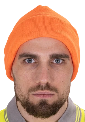 Шапка трикотажная двойная, оранжевая Шап 250