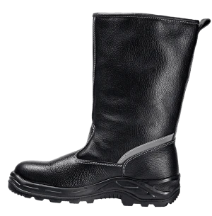 Сапоги TURBO с КП шерст. мех, хромовые ПУ/нитрил ( Сап. 083 )