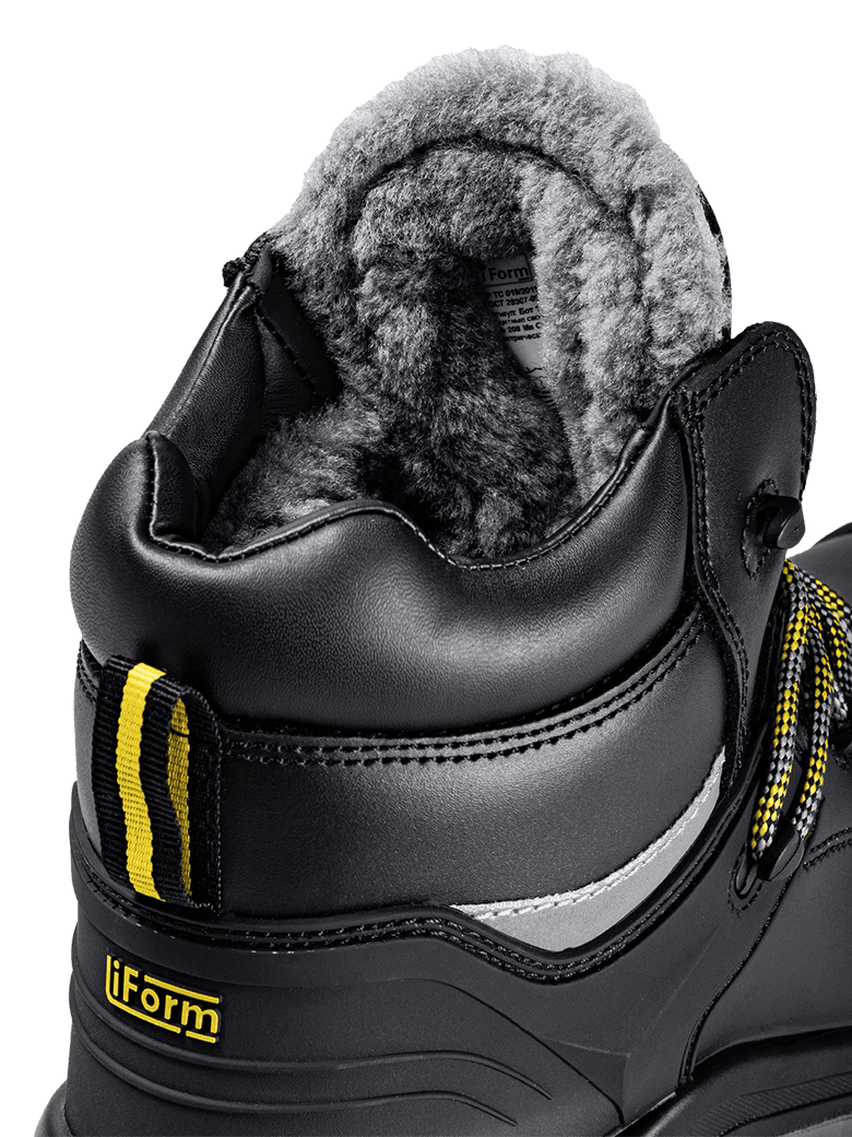 Ботинки iForm® ORIGINAL (ОРИДЖИНАЛ) с КП и КС нат мех, кожаные ПУ/нитрил