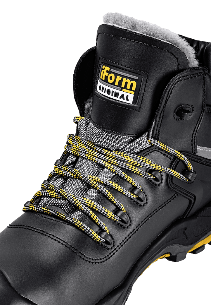 Ботинки iForm® ORIGINAL (ОРИДЖИНАЛ) с КП и КС нат мех, кожаные ПУ/нитрил